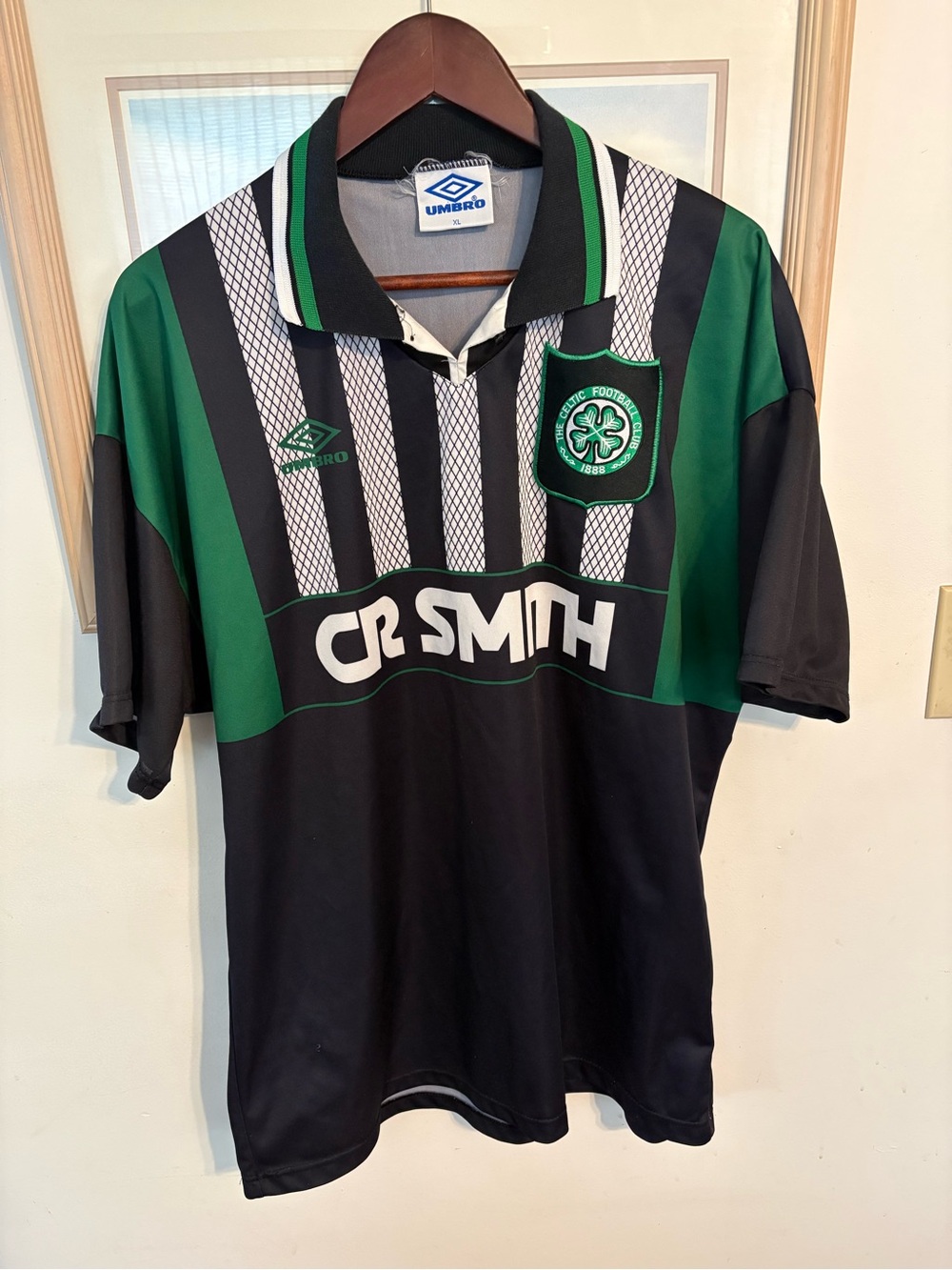 Vintage Umbro 1994 Celtic Football Club Jersey XL